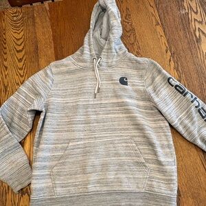Carhartt Striped Gray Hoodie